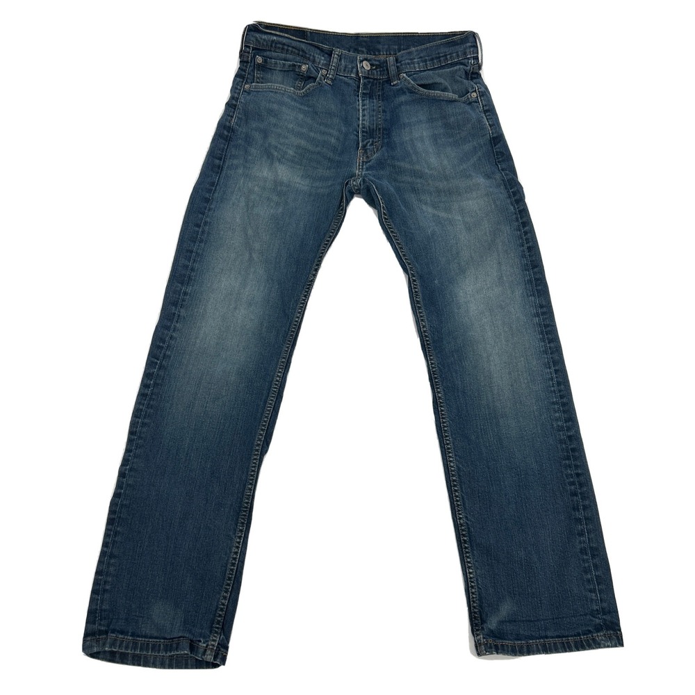 Levi's 505 Regular Jeans Men's 31x32 (Act 31x30) Medium Wash Straight Fit Denim